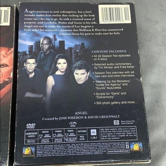 Angel Season One And Two On DVD TV Series - Picture 5 of 14